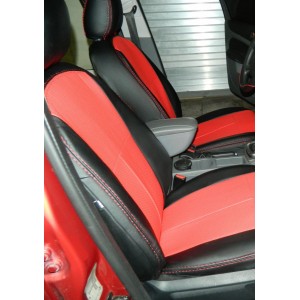 Авточехлы оригинальные Ford Focus 3 (Comfort/Trend) черный / красный