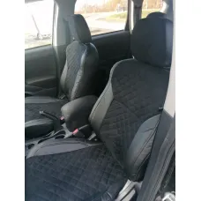 Чехлы на Mitsubishi Outlander XL с 06-12г. / Peugeot 4007 с 07-12г. / Citroen C-Crosser с 07-13г. Черный Алькантара ромб Автопилот Чехлы на Mitsubishi Outlander XL с 06-12г. / Peugeot 4007 с 07-12г. / Citroen C-Crosser с 07-13г. Черный Алькантара ромб Автопилот