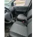 Чехлы на Hyundai Getz GL с 02-11г. (задн. сид. сплошное) Черный + Темно-серый Ромб