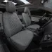 Чехлы на Mitsubishi Lancer 10 Sd с 07-11г. (комплектация invite) Серый Ромб Автопилот