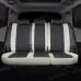 Чехлы на Mitsubishi Lancer 10 Sd с 07-11г. (комплектация invite) Белый + Черный Ромб Автопилот