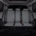 Чехлы на Mitsubishi Lancer 10 Sd с 07-11г. (комплектация intense) с увеличенной поддержкой Черный + Серый Ромб Автопилот