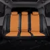 Чехлы на Geely Atlas Pro с 21г. / Belgee X70 с 24г. Оранжевый + Черный Ромб