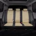 Чехлы на Mitsubishi Lancer 10 Sd с 07-11г. (комплектация invite) Черный + Бежевый Алькантара ромб Автопилот