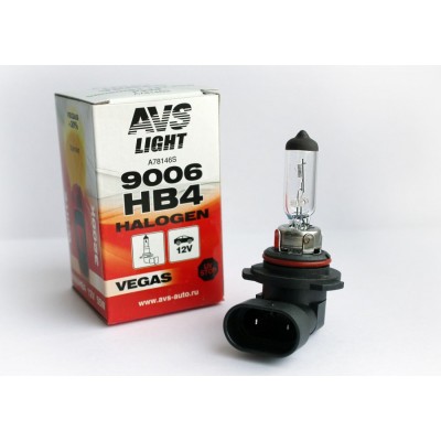 HB4 - Галогенная лампа AVS Vegas /9006.12V.51W.1шт.