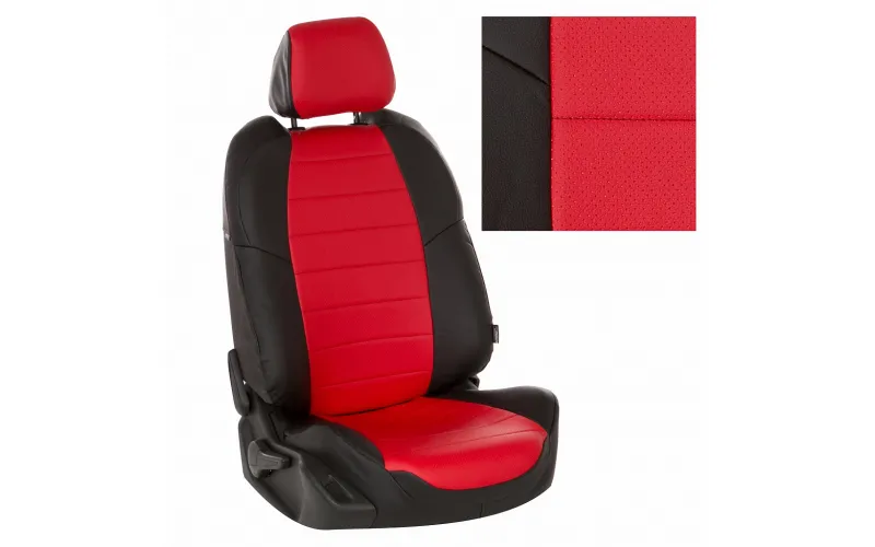 Skoda Rapid (сплошной) c 14г., Экокожа