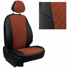 Toyota Auris I Hb с 07-12г., Алькантара ромб