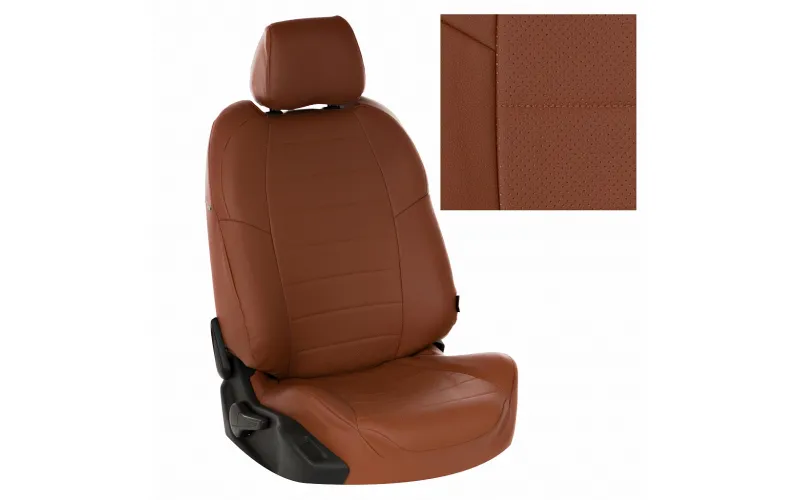 Renault Sandero II / Logan II (с подушками безопасности) с 14г., Экокожа