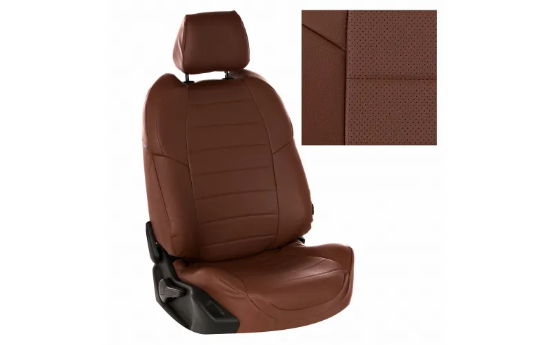 Skoda Rapid (сплошной) c 14г., Экокожа