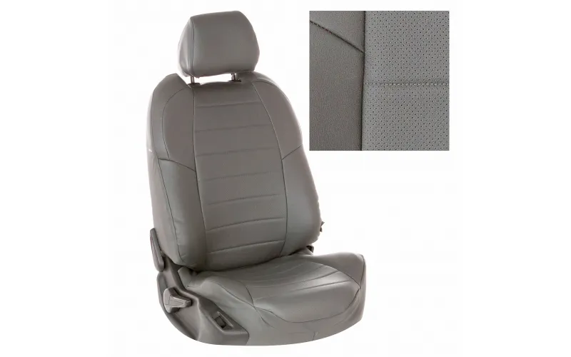 Skoda Rapid (сплошной) c 14г., Экокожа