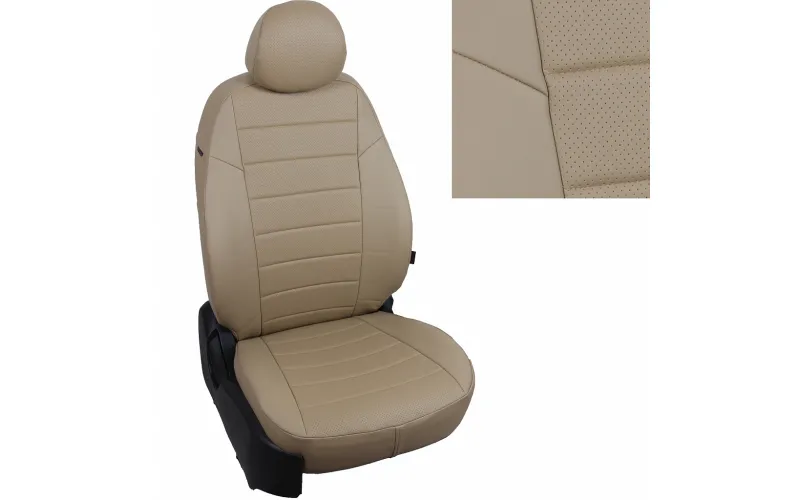 Renault Scenic II (5 мест) c 03-09г. (простая комплектация), Экокожа