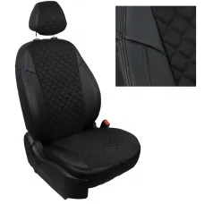 Toyota Auris I Hb с 07-12г., Алькантара ромб