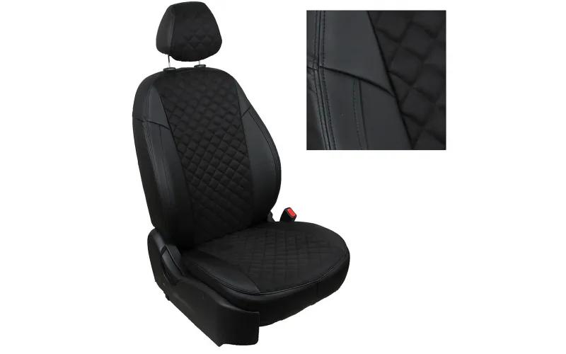 Toyota Auris I Hb с 07-12г., Алькантара ромб