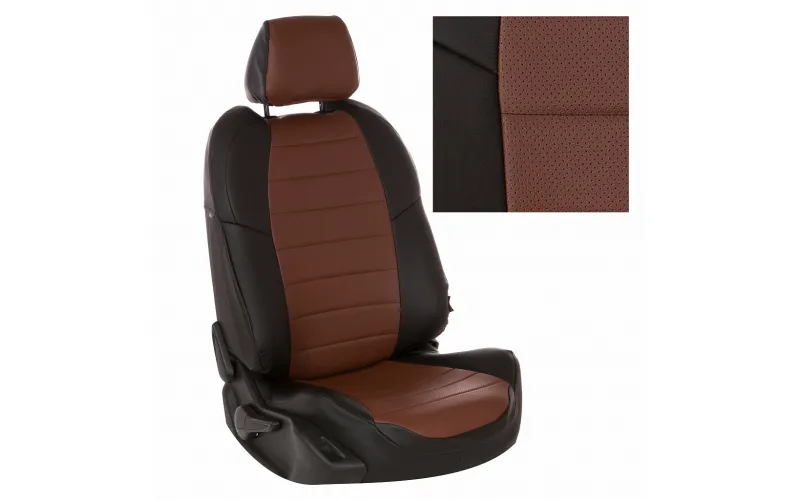 Skoda Rapid (сплошной) c 14г., Экокожа