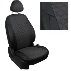 Toyota Auris I Hb с 07-12г., Алькантара ромб