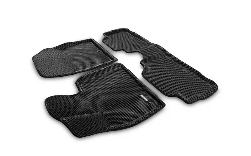 3D коврики Euromat3D EVA в салон для Hyundai Palisade (2021-) № EM3DEVA-002713
