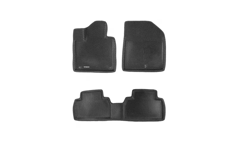 3D коврики Euromat3D EVA в салон для Hyundai Santa Fe (2018-) № EM3DEVA-002704