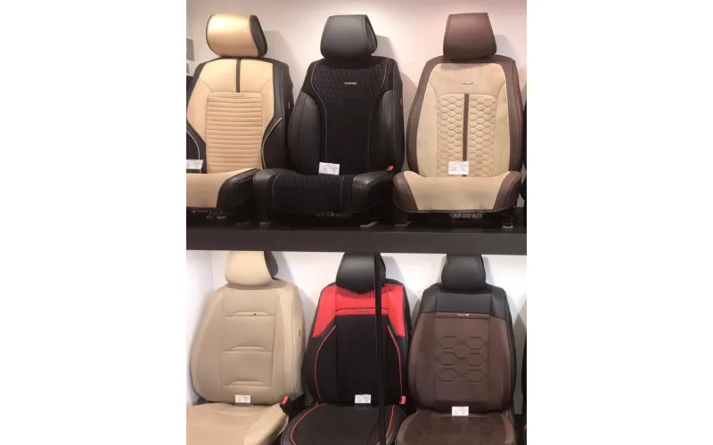 Чехлы на Nissan Qashqai I (J10) с 06-14г. Белый Ромб Автопилот Чехлы на Nissan Qashqai I (J10) с 06-14г. Белый Ромб Автопилот