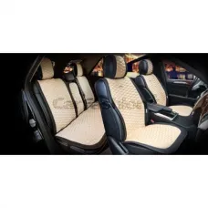 Комплект Накидок 2D «CAPRI PLUS» черный/бежевый/бежевый Комплект Накидок 2D «CAPRI PLUS» черный/бежевый/бежевый