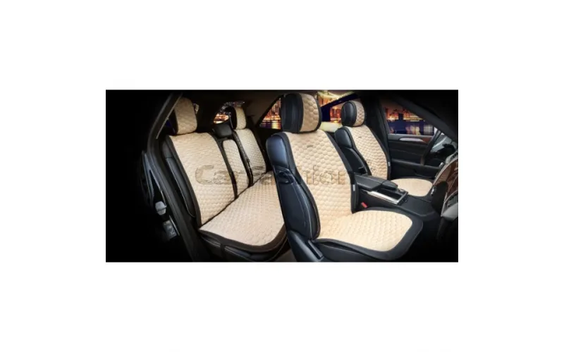 Комплект Накидок 2D «CAPRI PLUS» черный/бежевый/бежевый Комплект Накидок 2D «CAPRI PLUS» черный/бежевый/бежевый