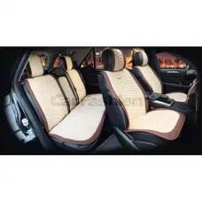 Комплект Накидок 2D «CAPRI PLUS» коричневый/бежевый/бежевый Комплект Накидок 2D «CAPRI PLUS» коричневый/бежевый/бежевый