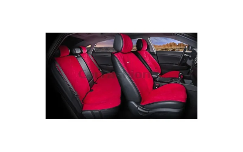 Комплект Накидок 2D «CALIFORNIA PLUS» красный/красный/черный Комплект Накидок 2D «CALIFORNIA PLUS» красный/красный/черный