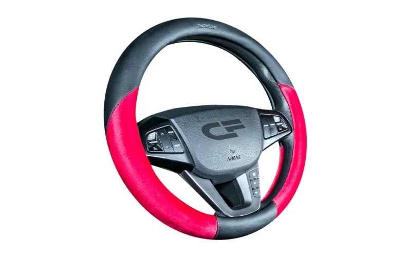 Оплётка «BARCELONA» черный/красный